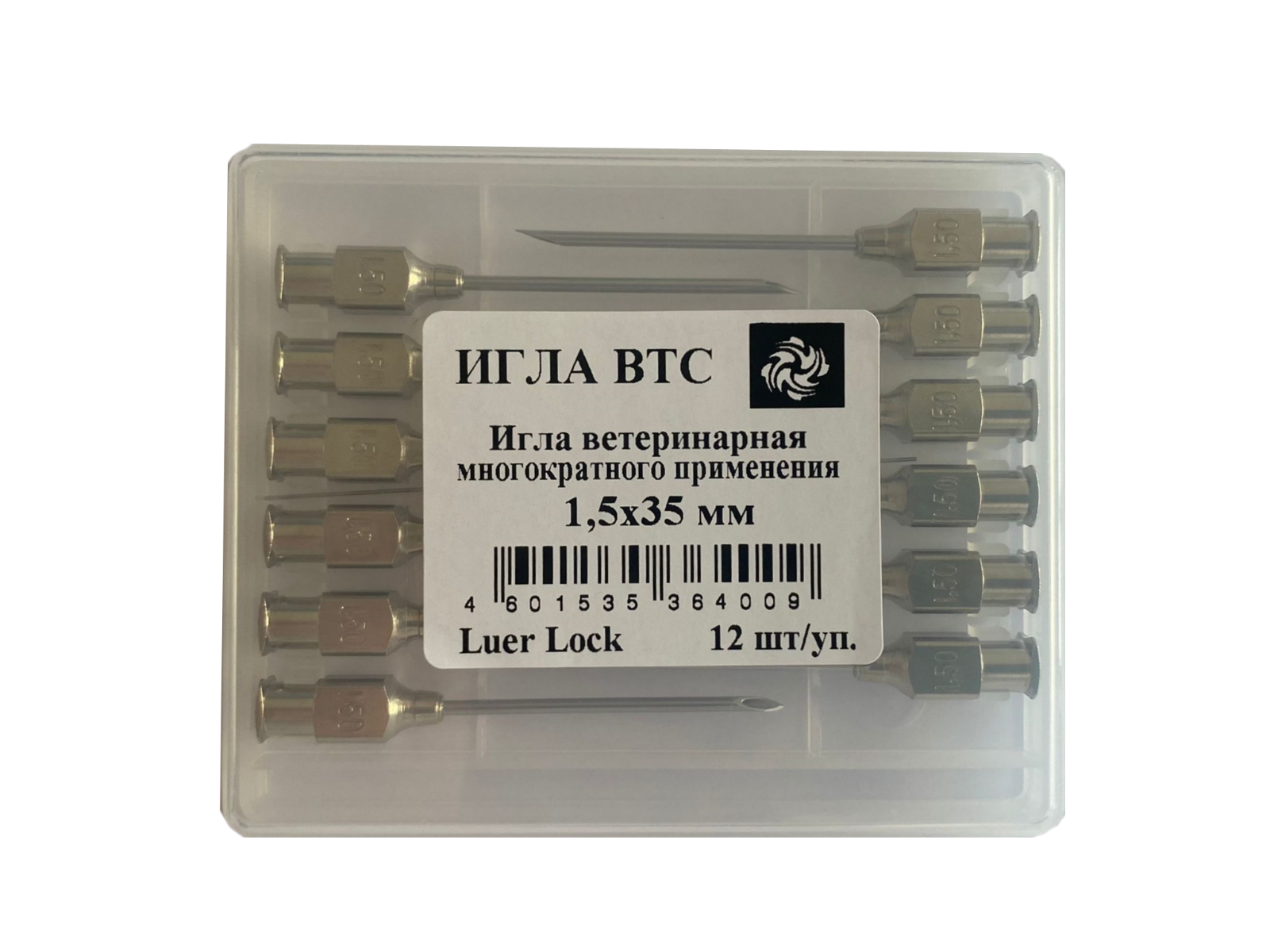 Игла многоразовая ВТС 1,5х35 Luer-Lock