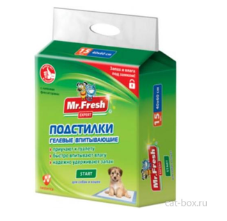 Подстилки 40*60 см М.Фреш СУПЕР Эксперт (10шт/упак)